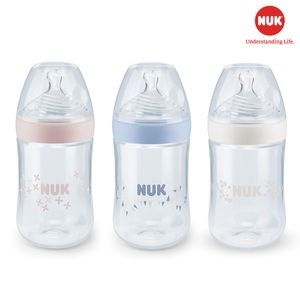 Bình sữa NUK Nature Sense nhựa PP 260ml núm ti Silicone S1 - Mv