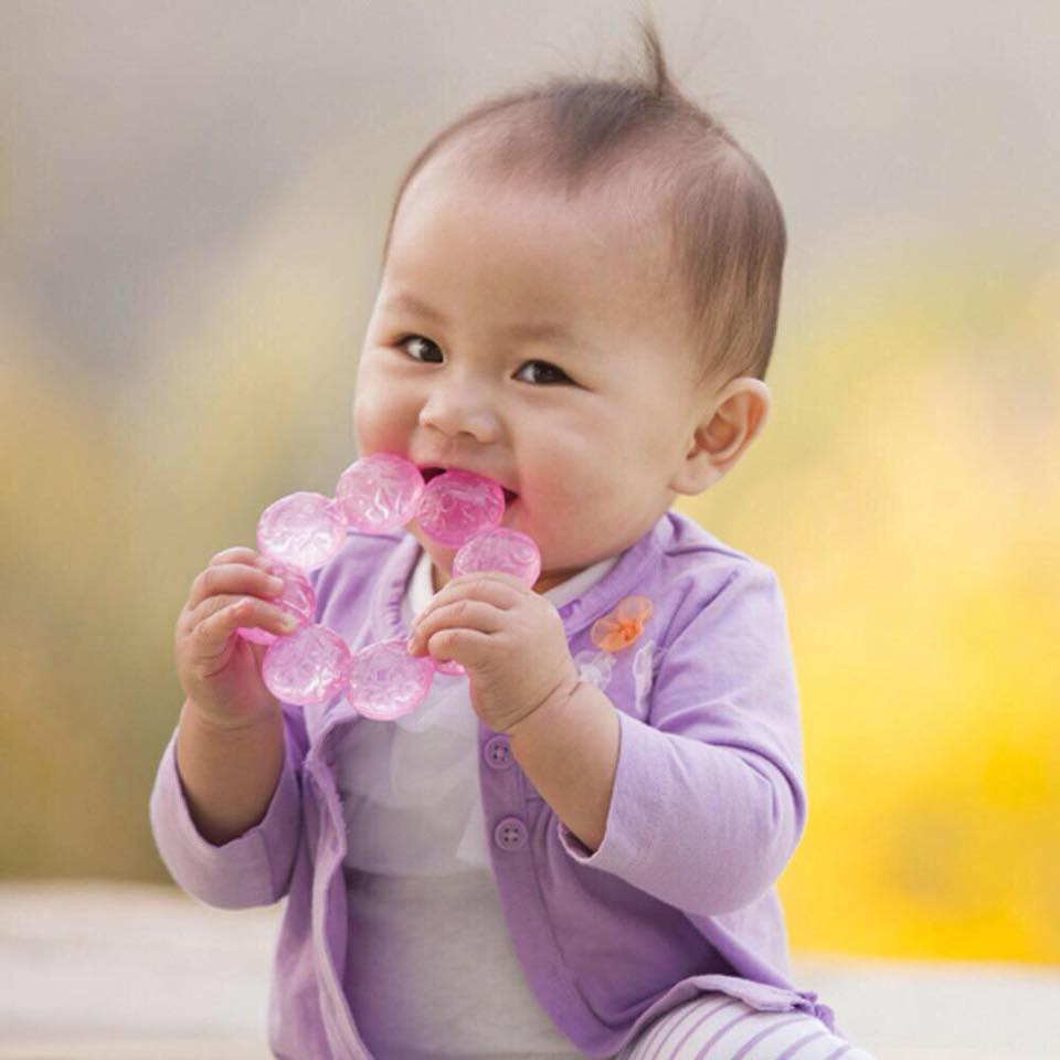 Gặm Nướu Nước Cho Bé Infantino - WATER TEETHER- Mọi Bé Yêu Đều Thích màu hồng