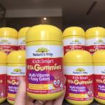 Kẹo nhai vitamin kids gummies tổng hợp 60 viên 3Y+ - bổ sung vitamin cho trẻ biếng ăn