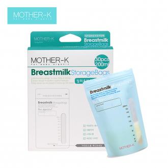 Túi trữ sữa cảm biến nhiệt Mother K 200ml 30 cái