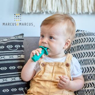 Bàn chải tập đánh răng và mát xa nướu silicon 360 cho bé Marcus & Marcus, từ 12 tháng - Ollie
