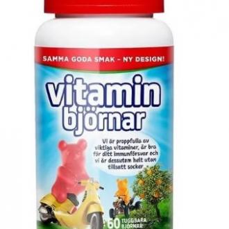 Active Care Vitamin Bears Thụy Điển 60 viên 3Y+