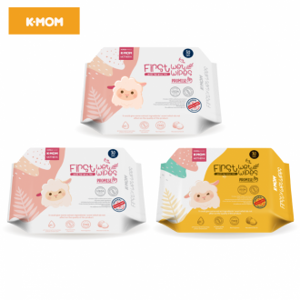 Khăn ướt K-Mom Hàn Quốc trơn cao cấp  (30 tờ)