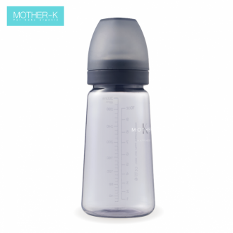Bình sữa PPSU Hàn Quốc Mother K 280ml size L màu xanh đen