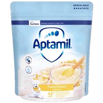 Bột ăn dặm APTAMIL ANH ORGANIC gạo 125G 4-6M+ dành cho trẻ từ 4-6 tháng tuổi 