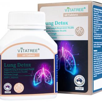Viên Uống Vitatree Lung Detox Thải Độc Phổi 60 Viên