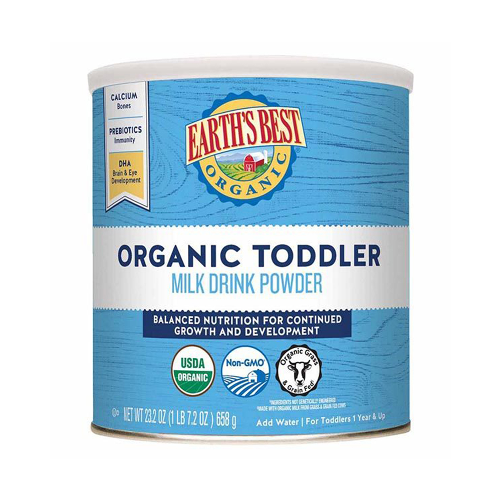 Sữa bột earth’s best organic toddler formula 595g dành cho bé trên 1 tuổi